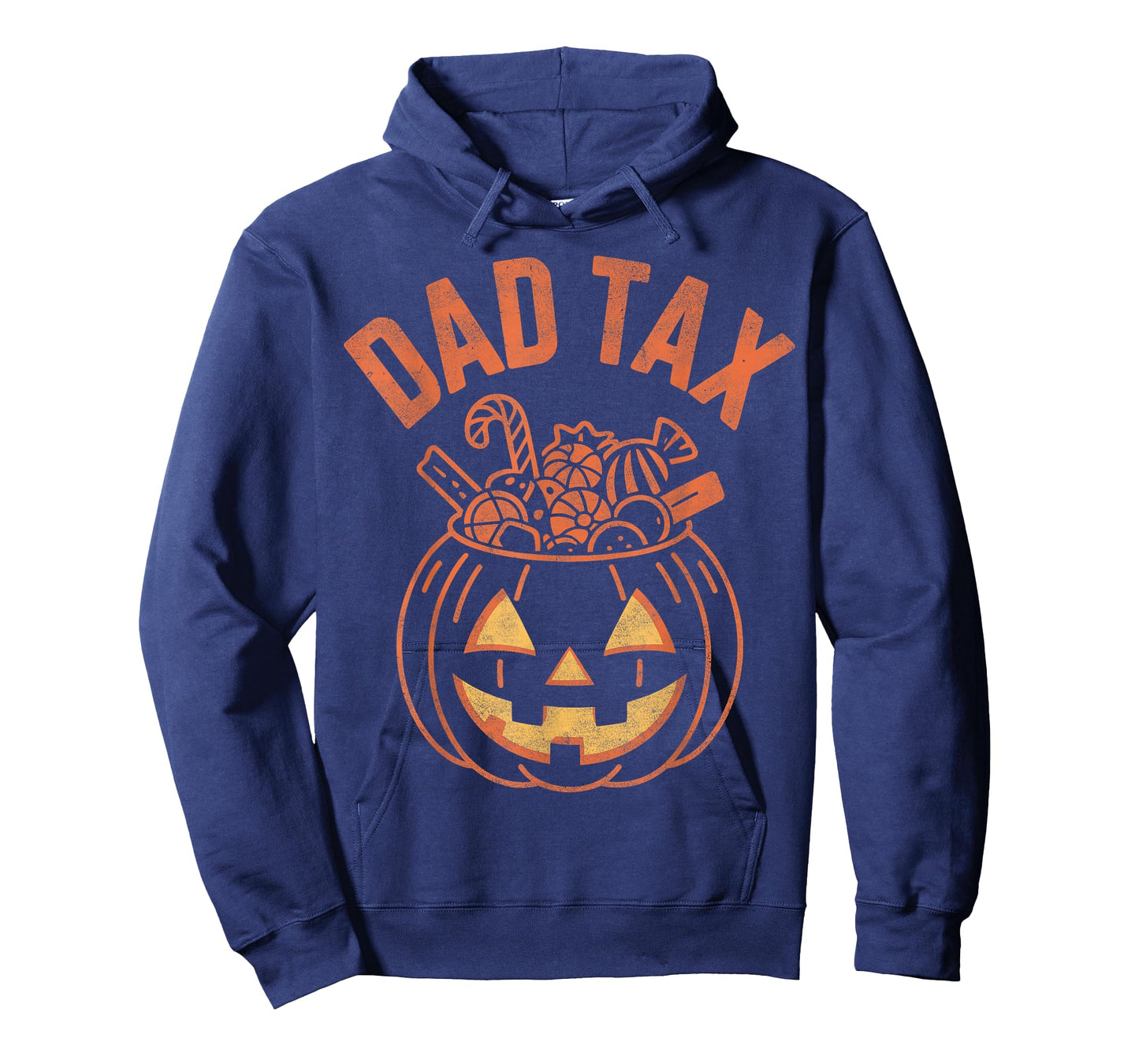 Dad Tax Halloween Pumpkin Candy Funny Family Men Dad Joke T-Shirt
