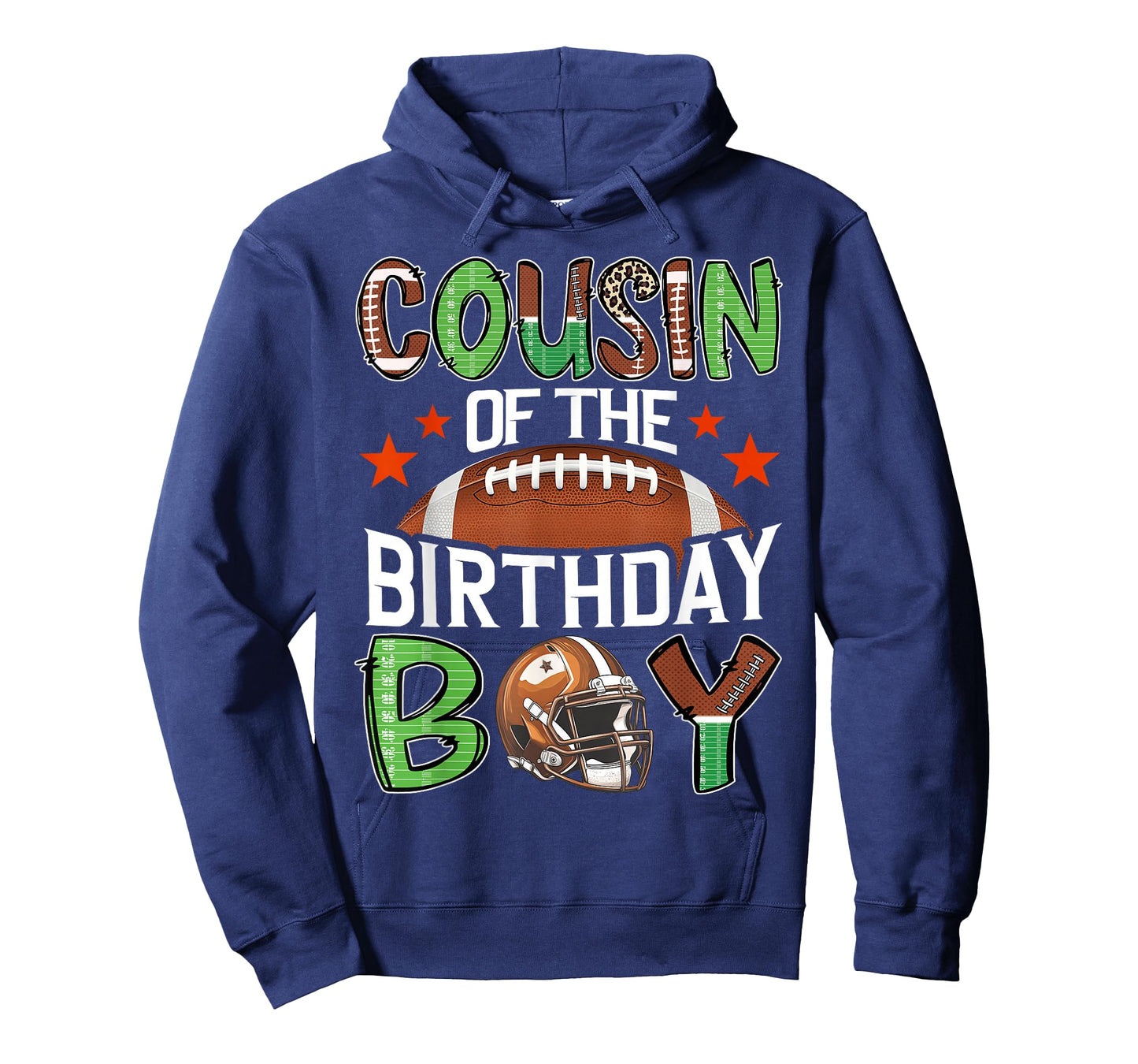 Cousin Of The Birthday Boy Game Day Football T-Shirt