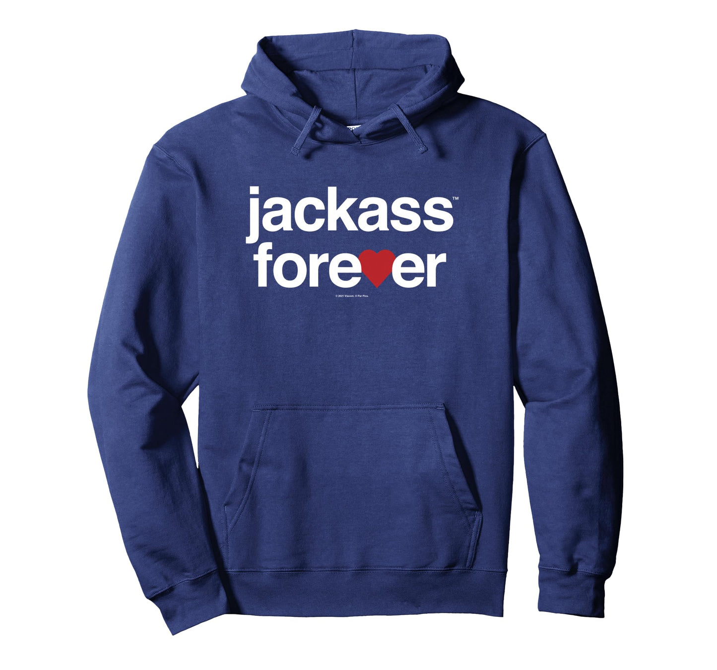 Jackass Forever Red Heart Logo Long Sleeve T-Shirt