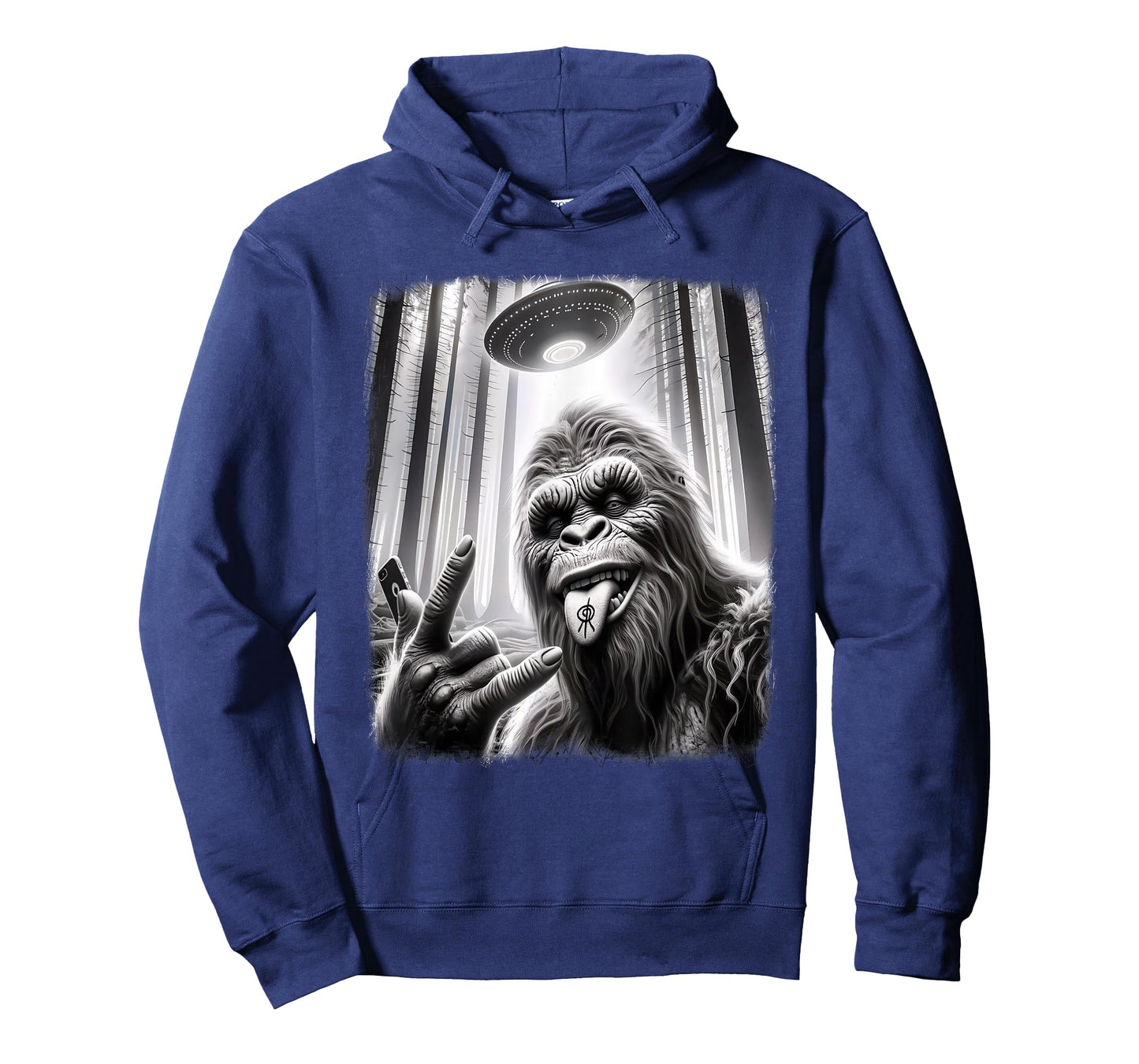Sasquatch Selfie Big Foot Rock On UFO Alien Funny 0HJXK2 T-Shirt