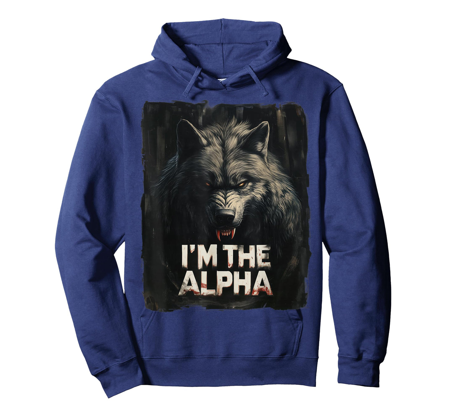 Cool Graphic Tee I'm The Alpha Wolf Trendy T-Shirt