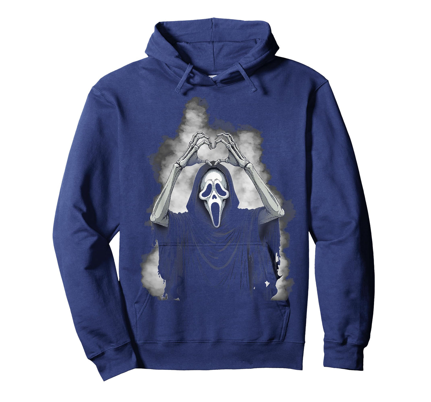Halloween Scary Face Creepy Ghost Heart Hands Spooky Horror T-Shirt