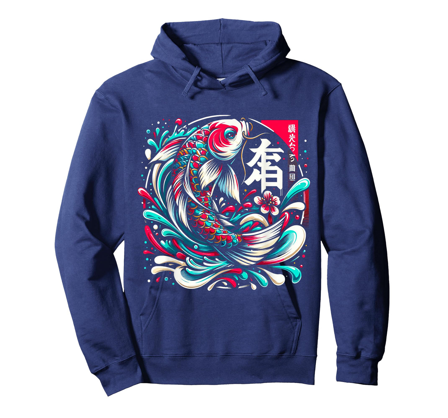 Koi Carp Tee Japanese Fish Kanji Graffiti Style Japan Lover T-Shirt