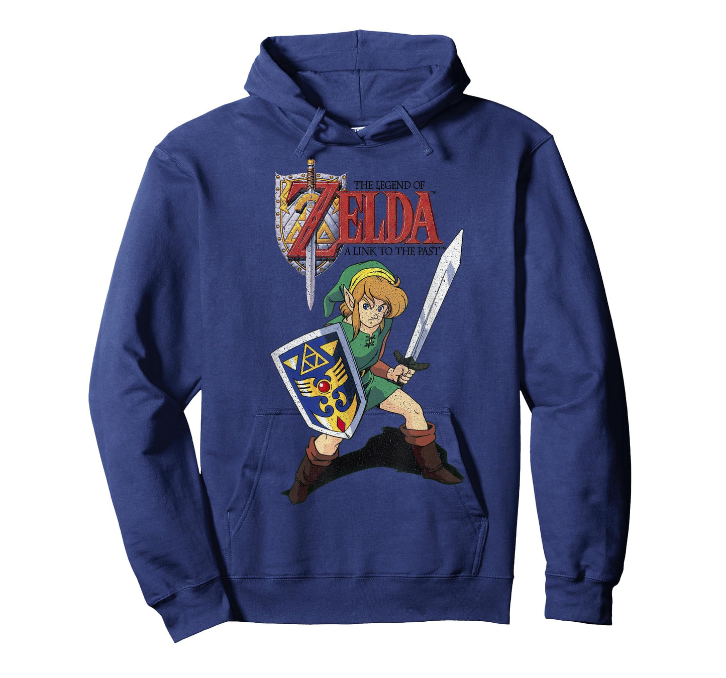 Legend of Zelda Grey Cartoon Art T-Shirt - Crew Neck, Classic Fit, Short Sleeve