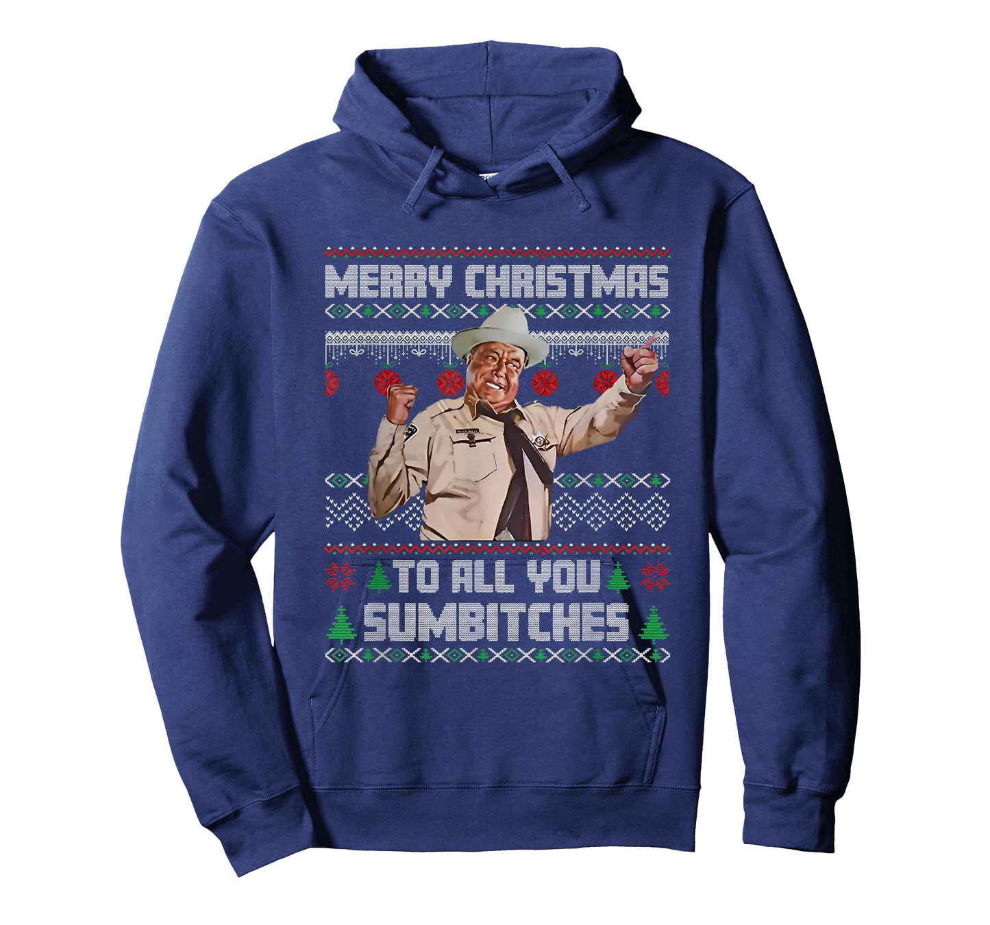 Merry Christmas to All You Sumbitches Ugly Sweater Style T-Shirt