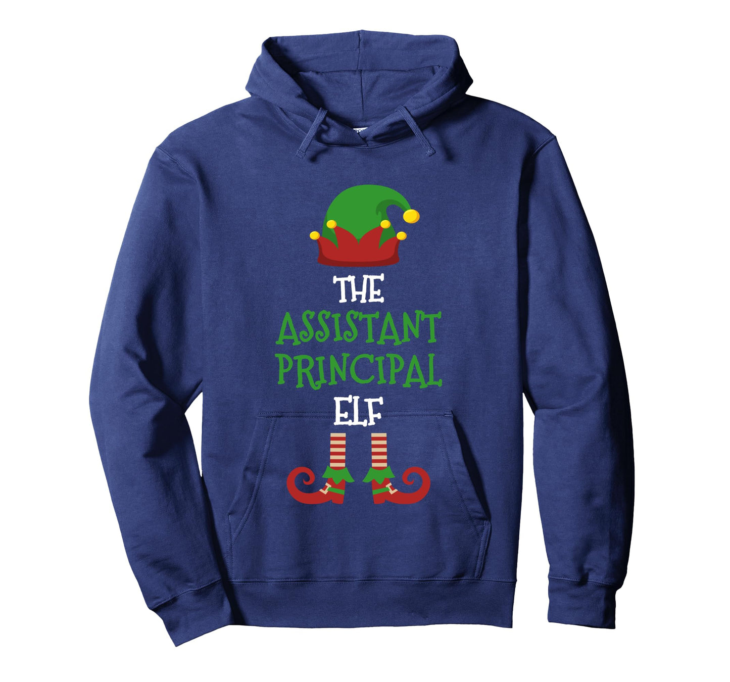 Assistant Principal Elf Matching Pajamas Christmas Teacher Long Sleeve T-Shirt