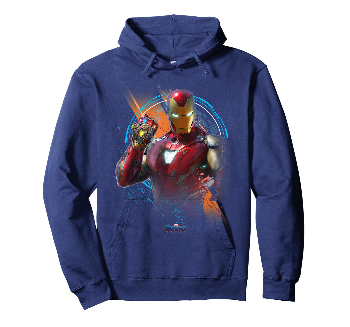 Marvel Avengers Endgame Iron Man Time Travel Platform Logo T-Shirt