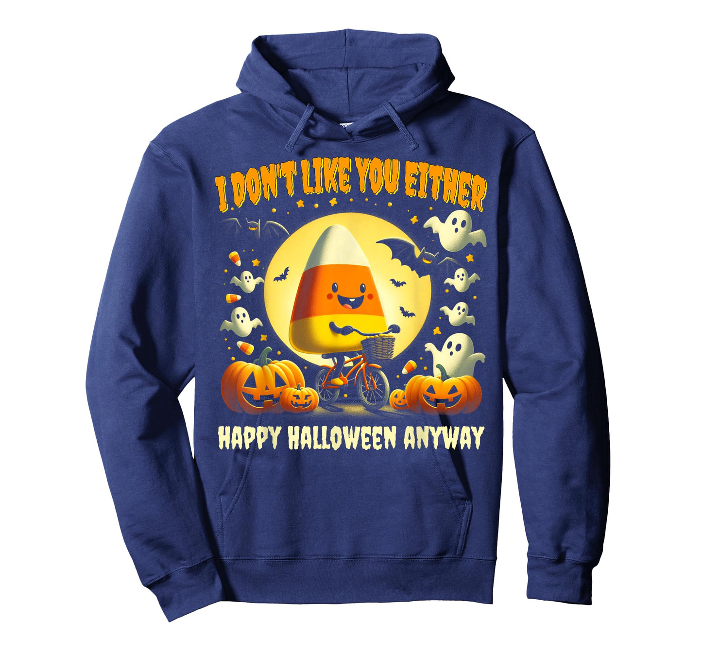 Halloween Costume Team Candy Corn I Don't Like You Either T-Shirt