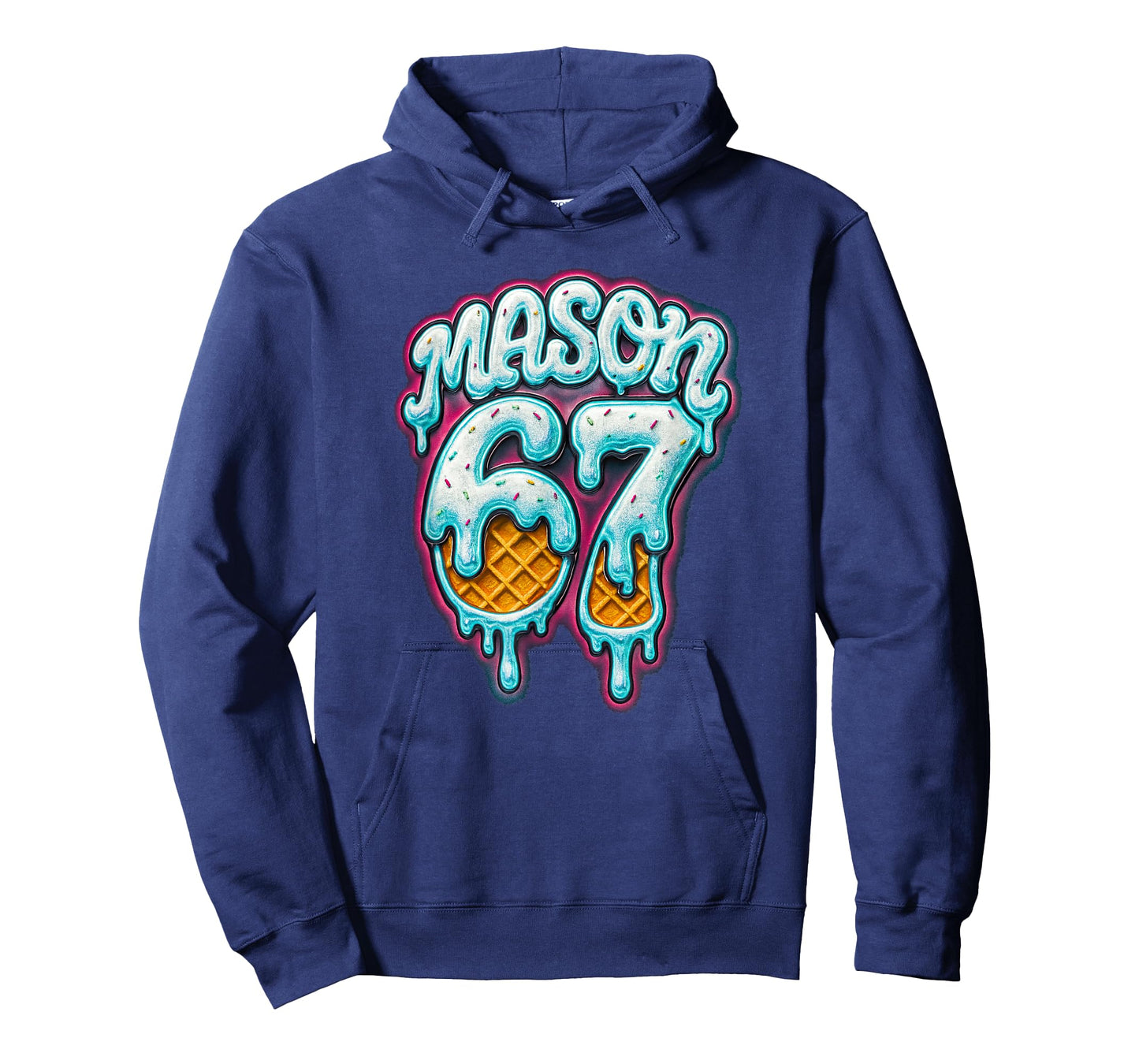 Mason 67 Ice Cream Drip Six Seven Meme 6 7 Teen Boys Kids T-Shirt