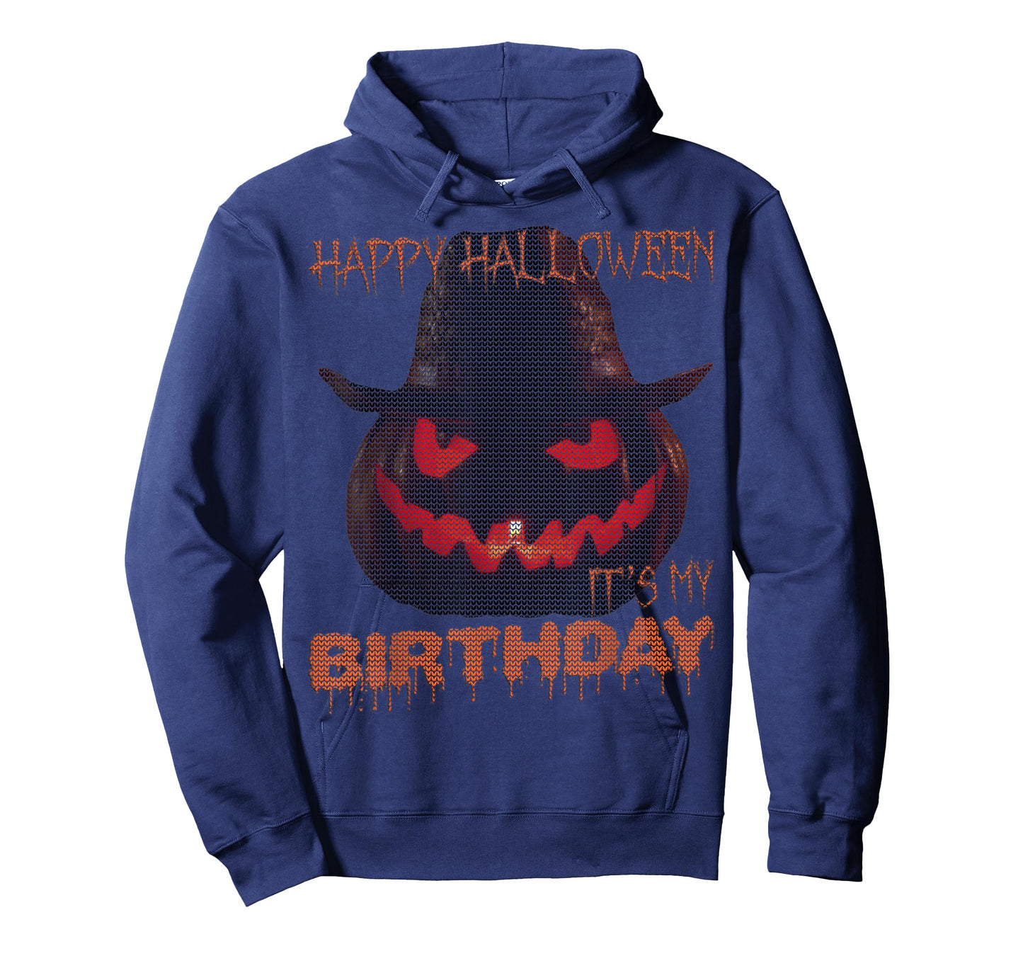Happy Halloween My Birthday Jack-O-Lantern Ugly Halloween T-Shirt