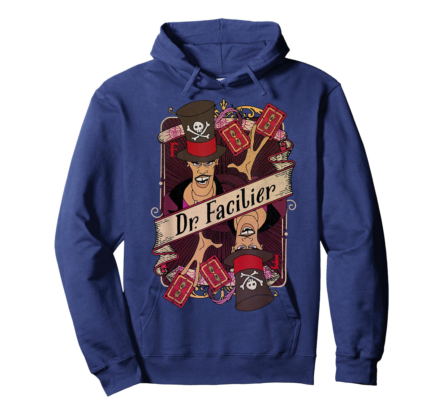 Disney Princess and The Frog Facilier Playing Card T-Shirt T-Shirt