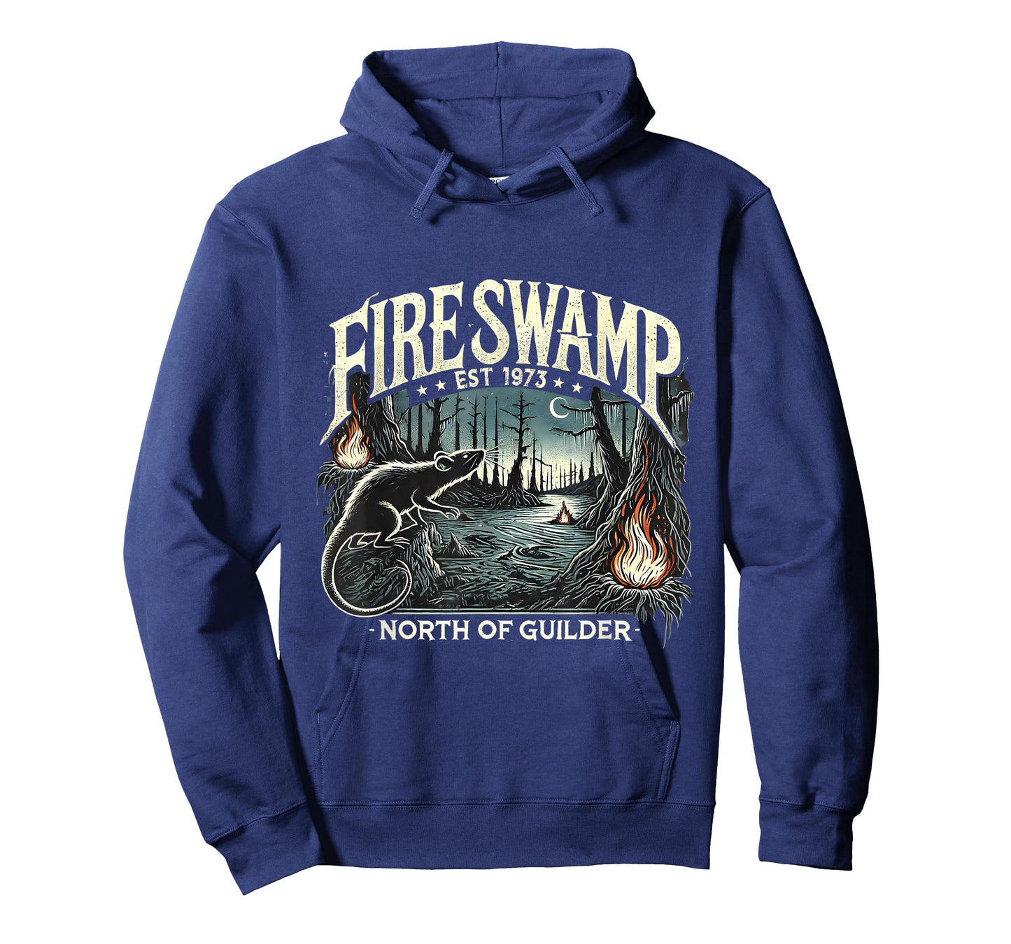 Fantasy Adventure Fire Swamp Retro Wilderness T-Shirt