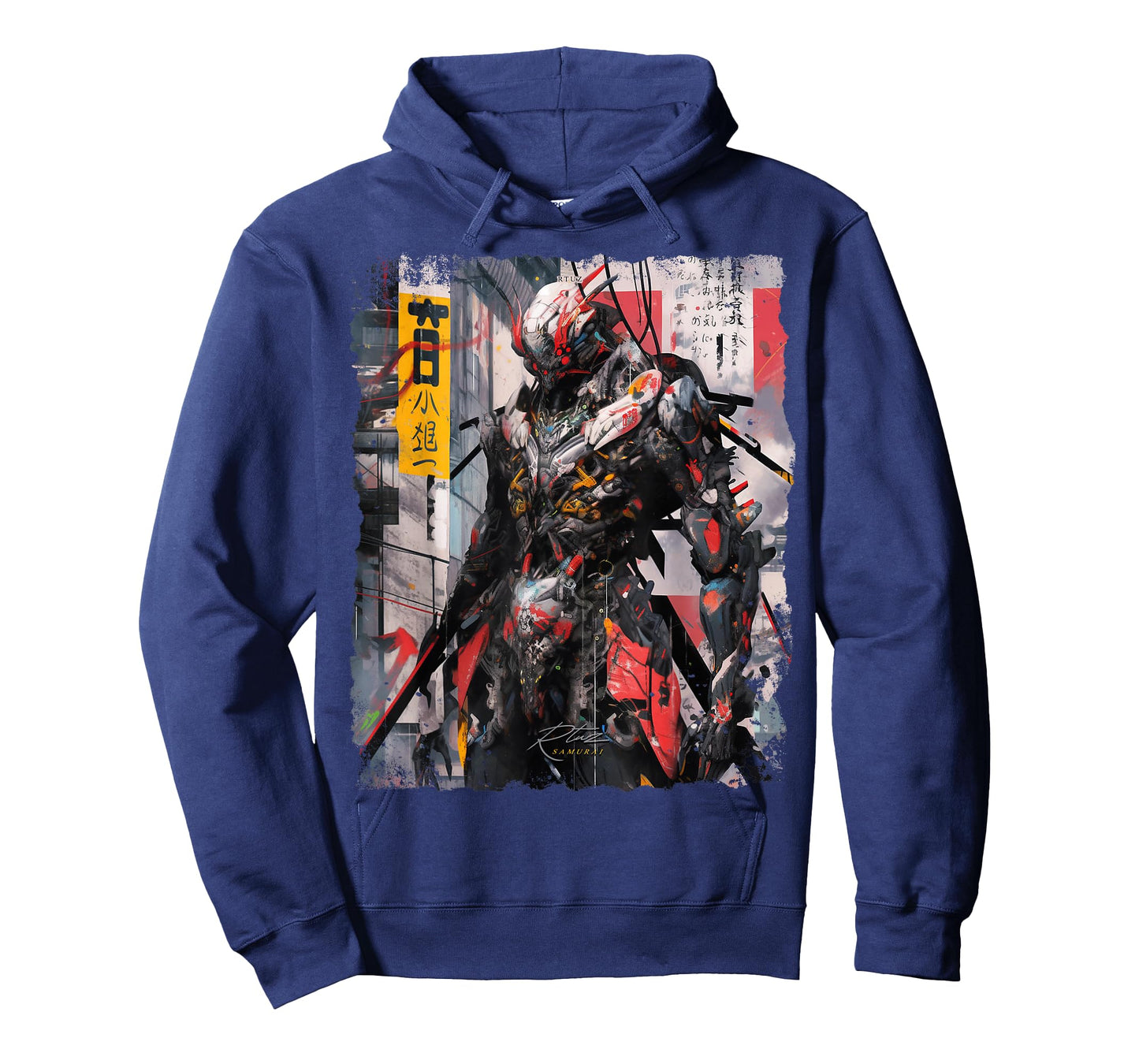 Hip Hop Y2K Vintage Hipster Edgy Urban Streetwear Samurai T-Shirt