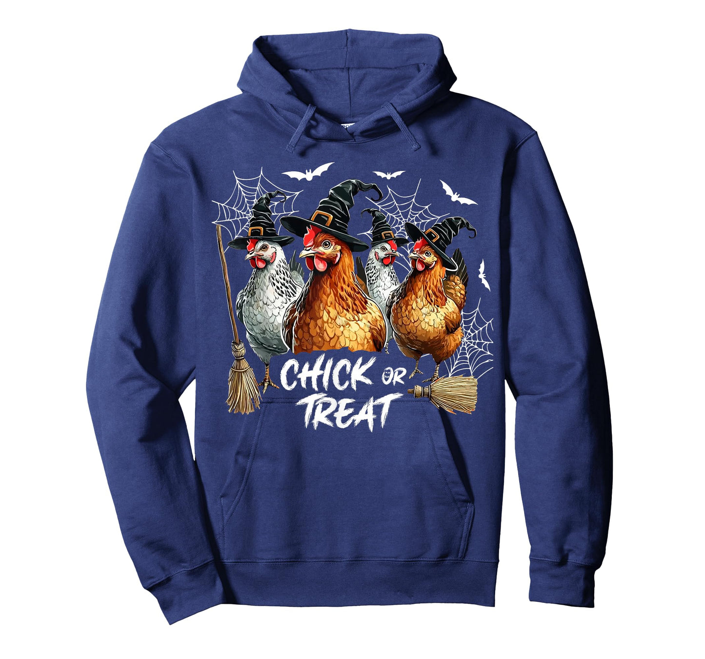 Horror Chickens Ghost Witchy Chick Or Treat Halloween T-Shirt