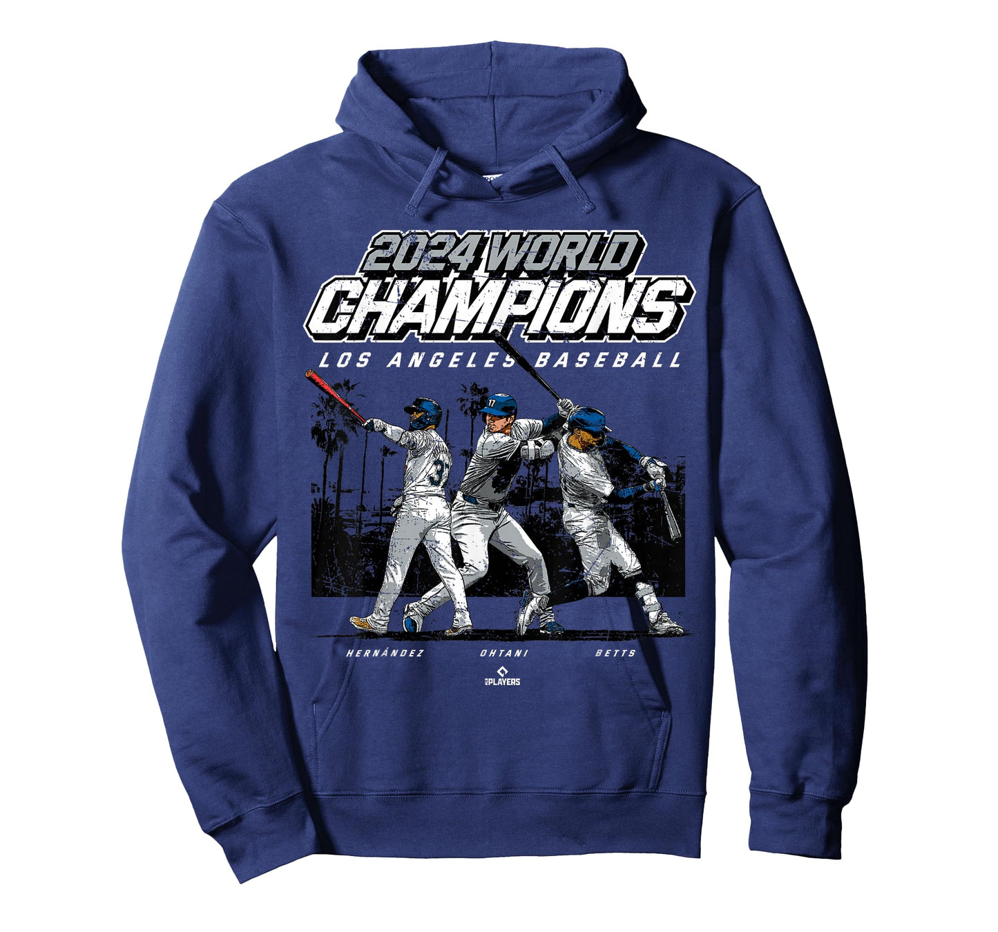 2024 Los Angeles World Champions Ohtani, Betts & Hernández T-Shirt