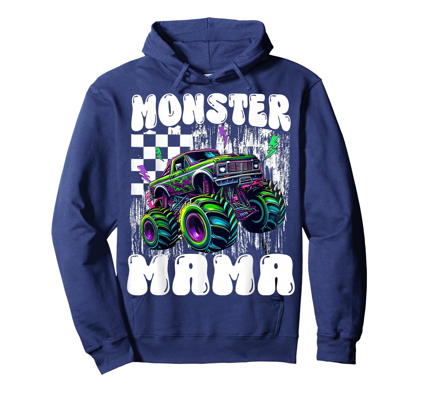 Monster Truck Mom Mama Of The Birthday Boy Family Matching T-Shirt