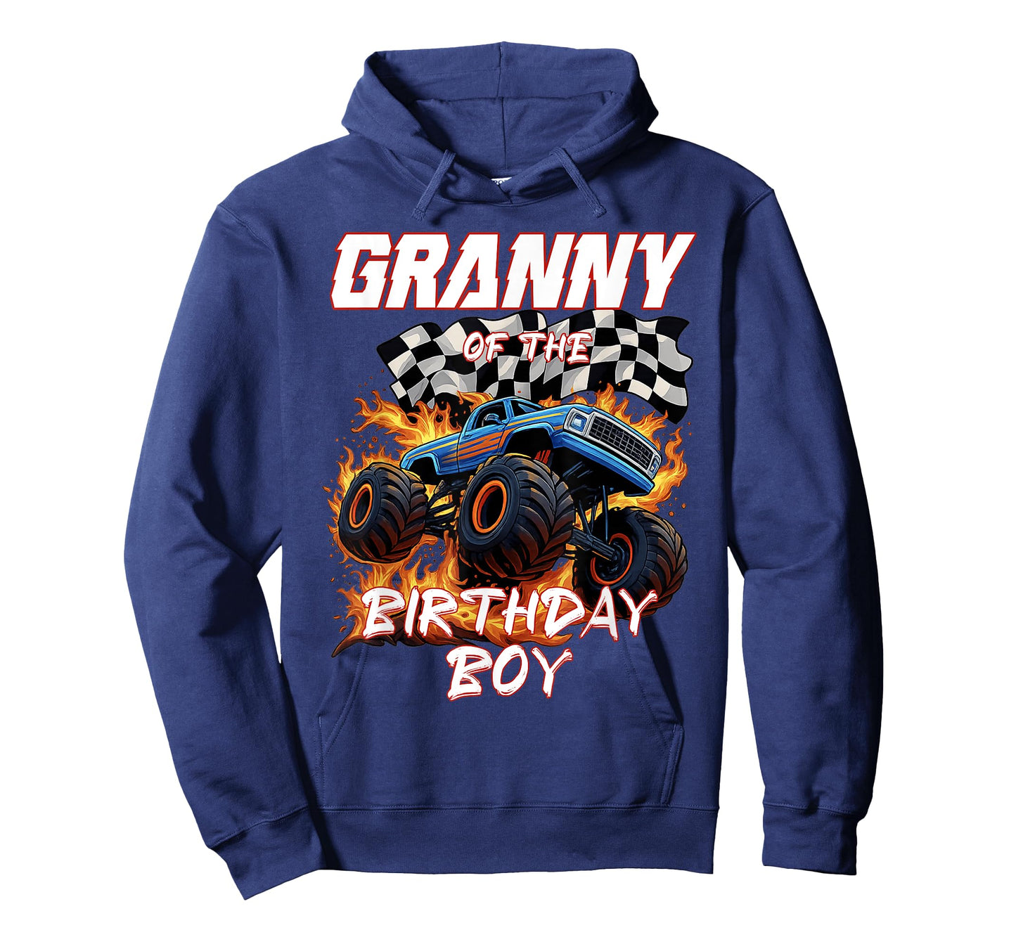Granny of The Birthday Boy Monster Truck Family Matching T-Shirt