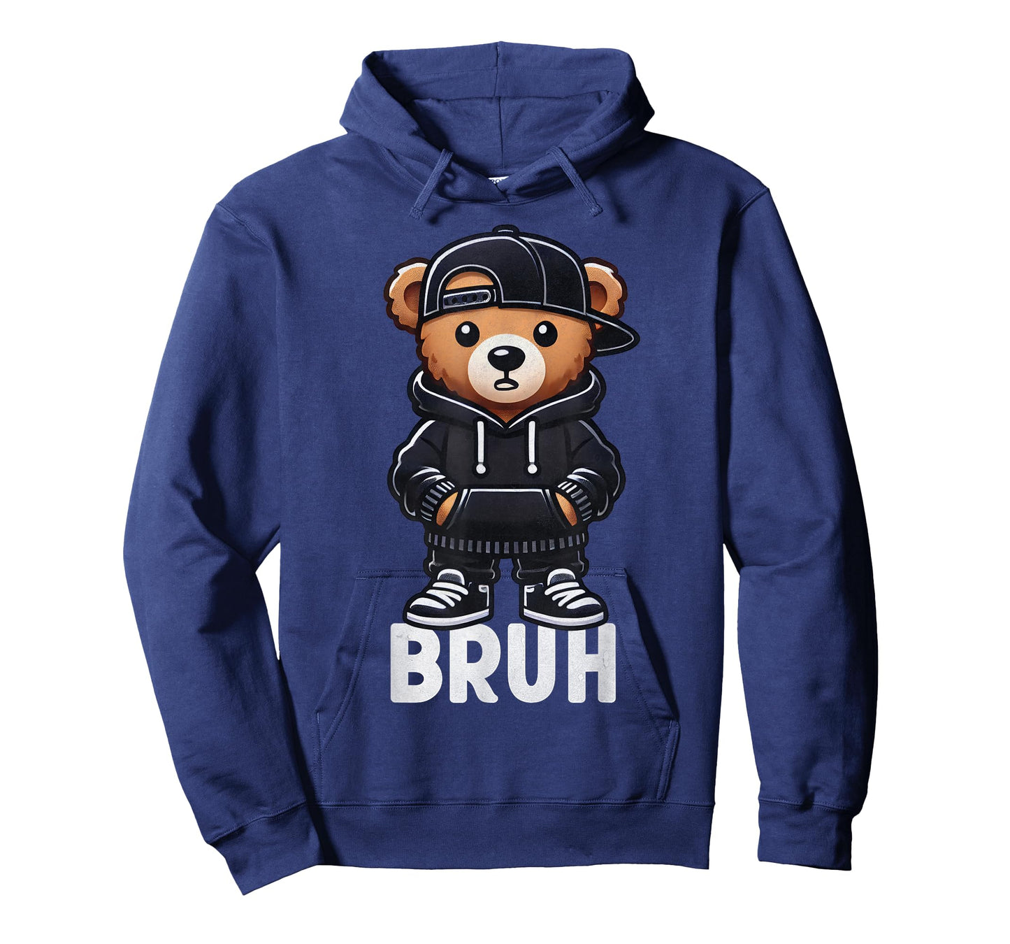 Funny Bruh Meme Hip Hop Teddy Bear Teenager Boys Teen Saying T-Shirt