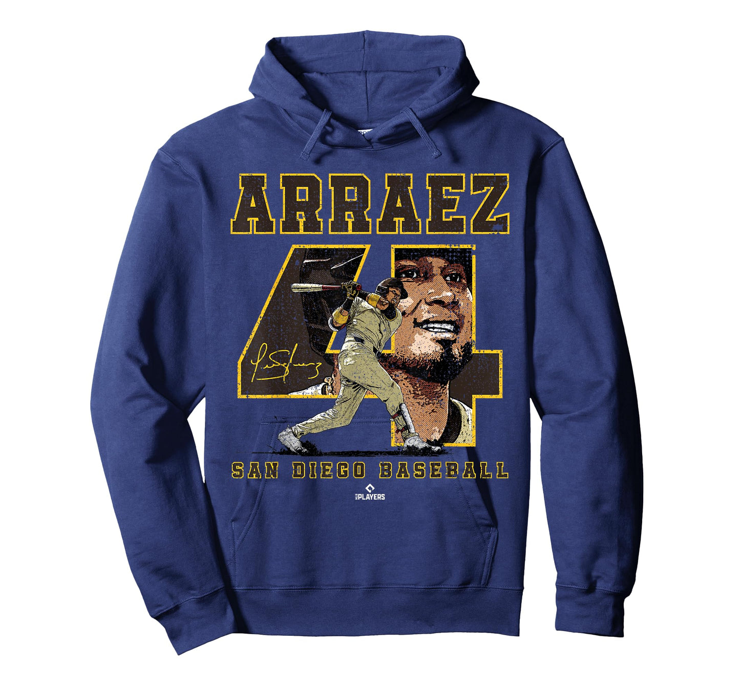 Number and Portrait Luis Arraez San Diego MLBPA T-Shirt