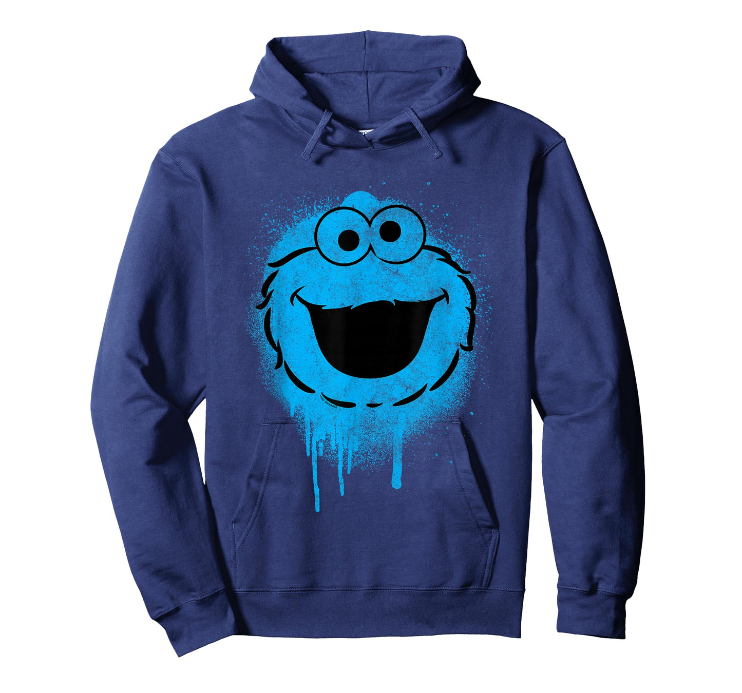 Sesame Street Cookie Monster Graffiti Face Halloween Costume T-Shirt