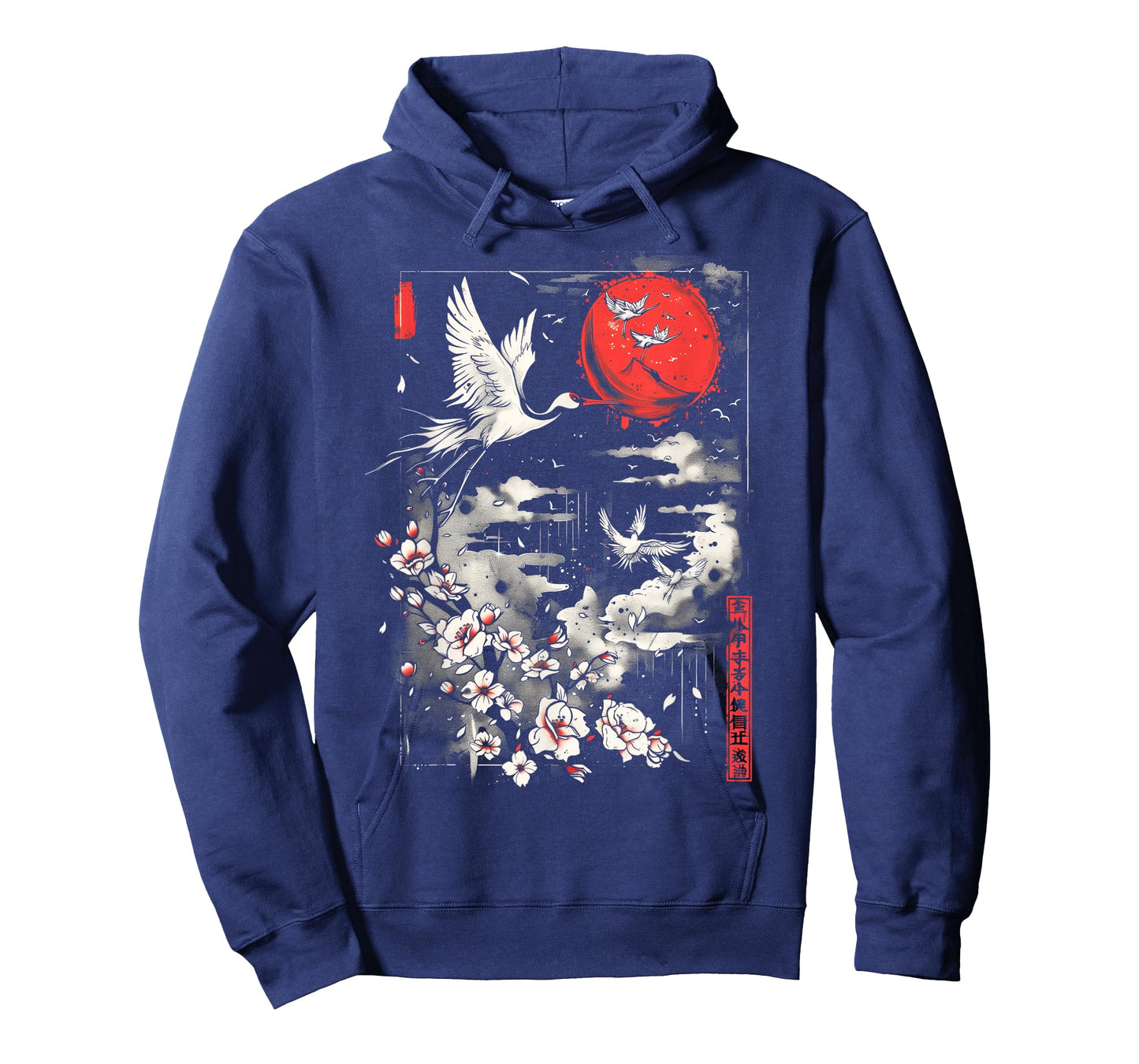 Anime Japanese Goth Cyberpunk City Peace Harmony Nature Bird T-Shirt