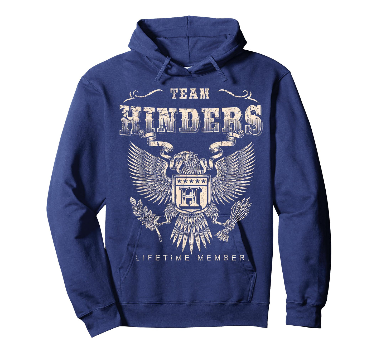 Team Hinders Lifetime Member - Hinders Name T-Shirt