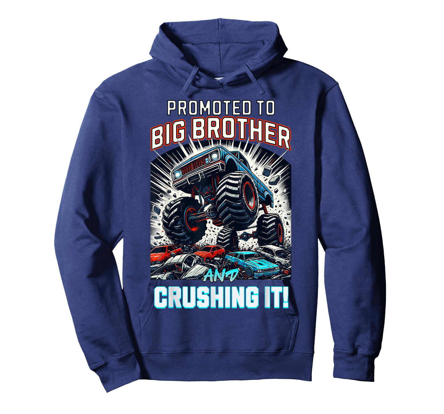 Big Brother Monster Truck Boys Birthday Gifts T-Shirt