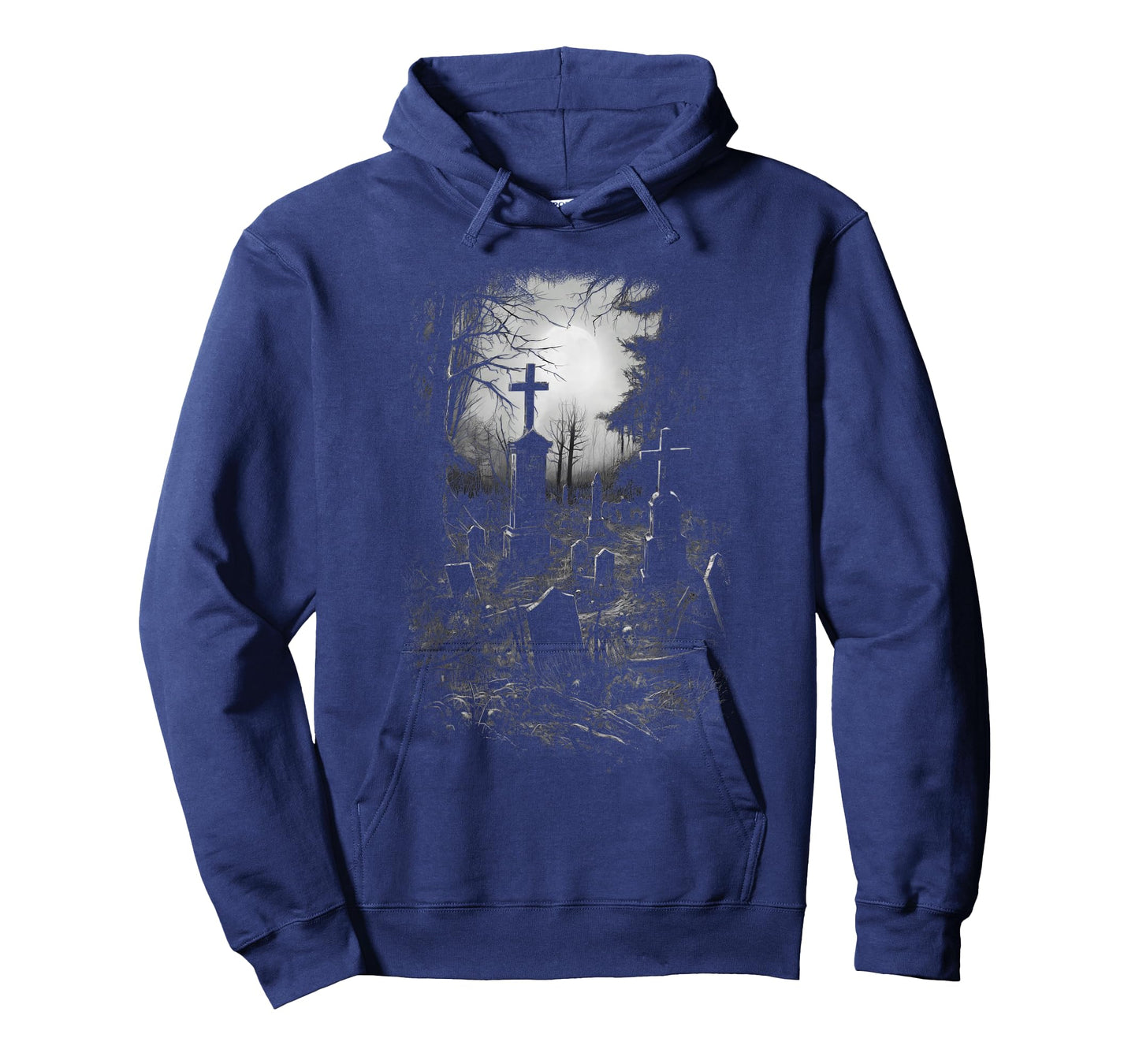 Cemetery Gothic Gravestone Halloween Ghost Dark T-Shirt