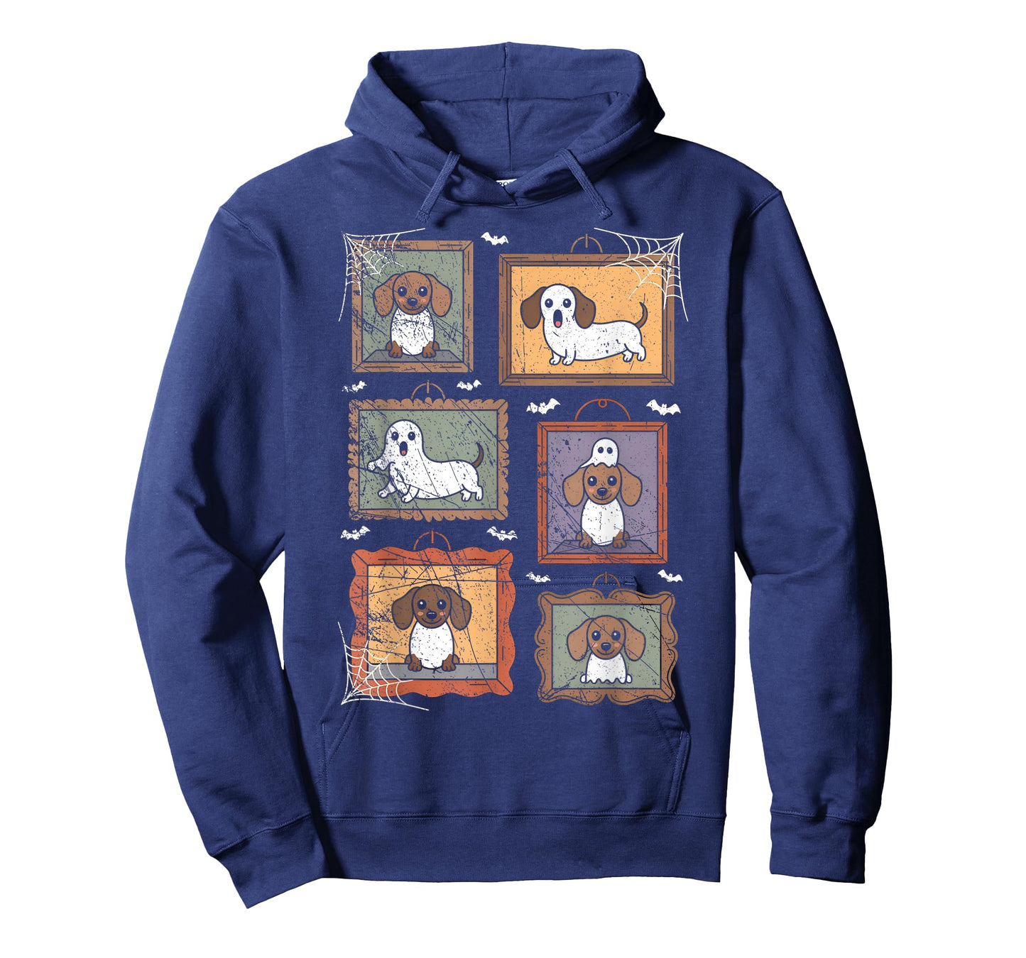 Dog in Ghost Costume Funny Halloween Puppy Lover T-Shirt