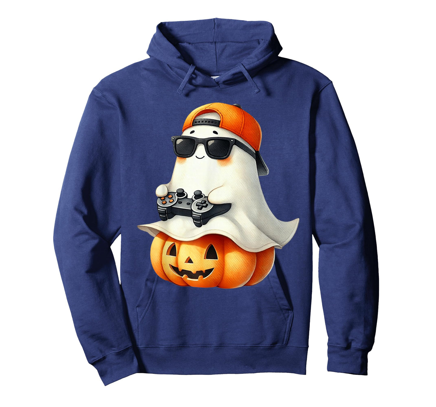 Halloween Ghost Gamer Video Gaming Pumpkins Boys Men Kids T-Shirt