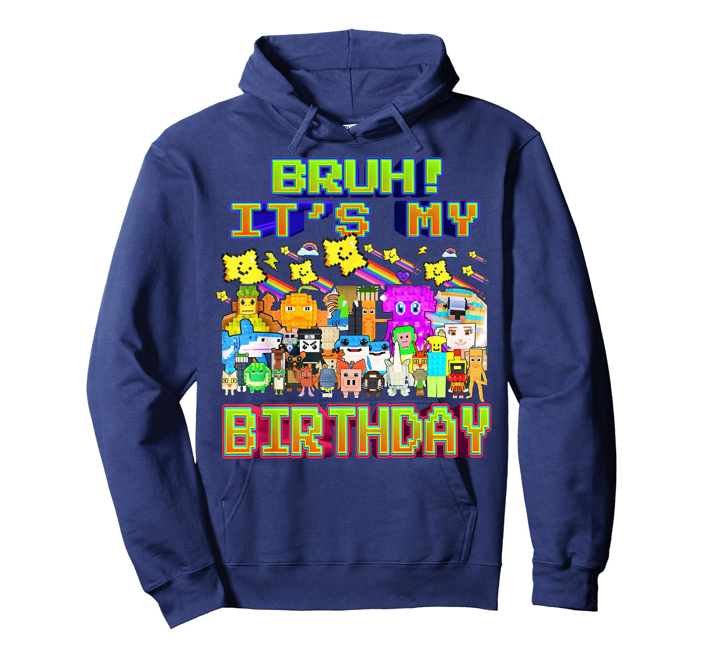 Bruh It's My Birthday Funny Brainrot for Boys Kids Teens T-Shirt