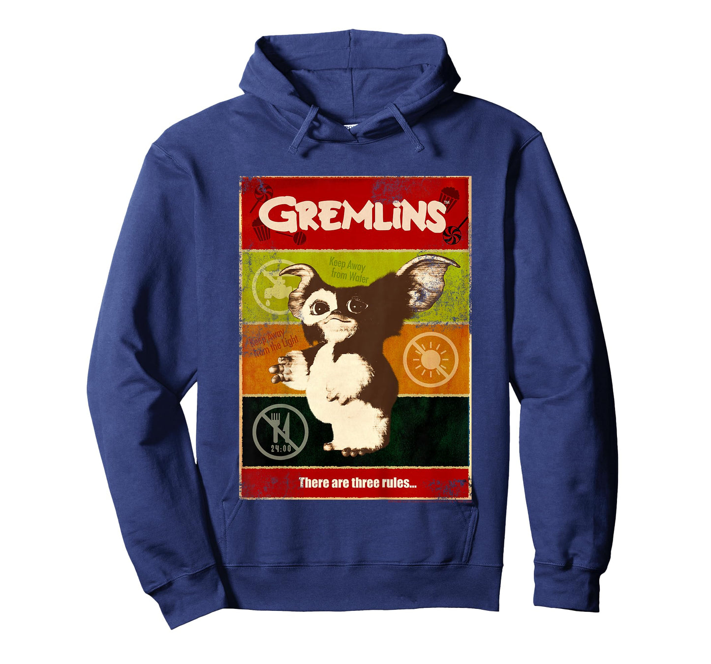 Kids Gremlins Gizmo Paneled Three Rules Poster T-Shirt