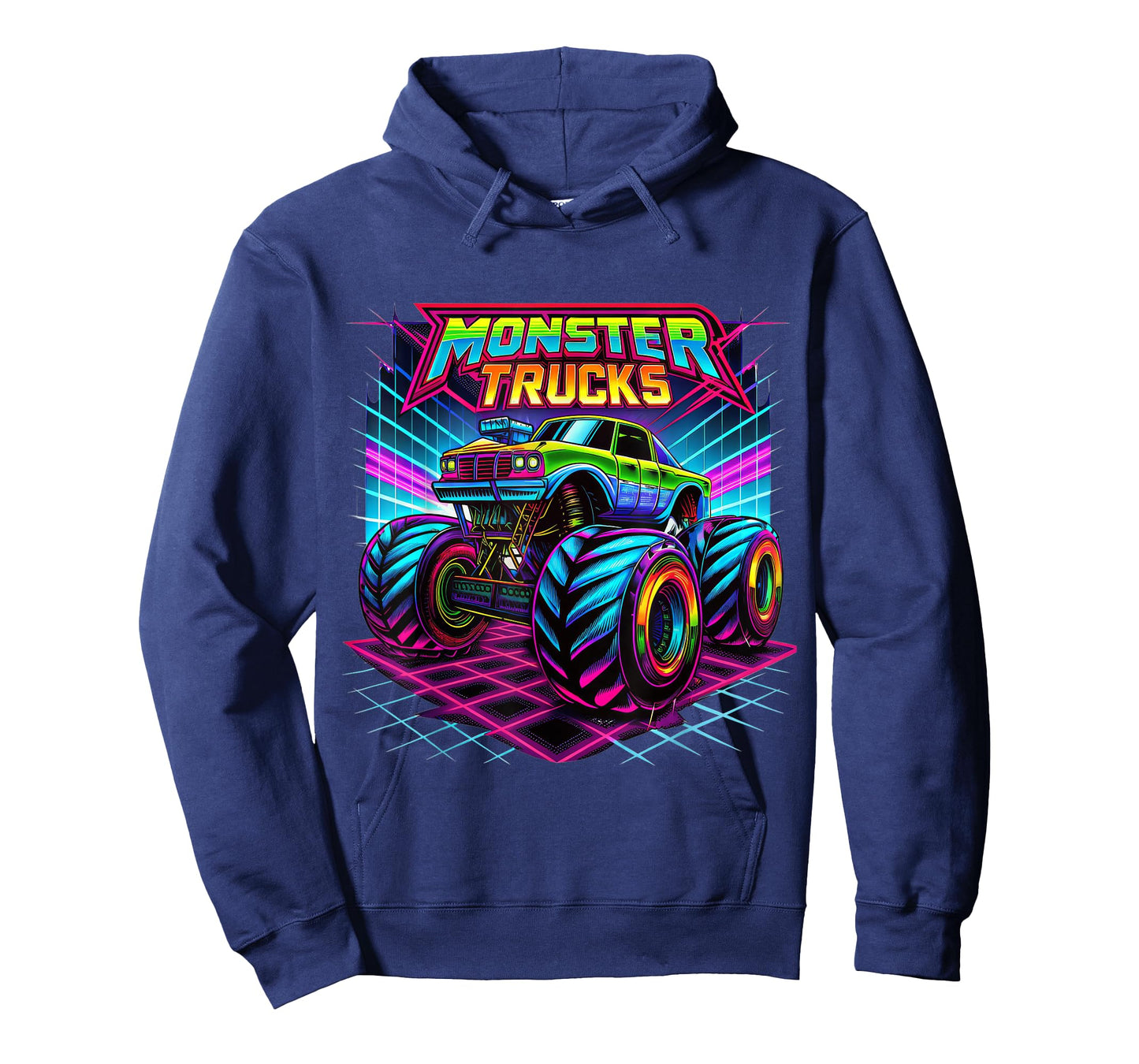 Monster Truck Colorful Graffiti For Toddlers Youth Adults T-Shirt