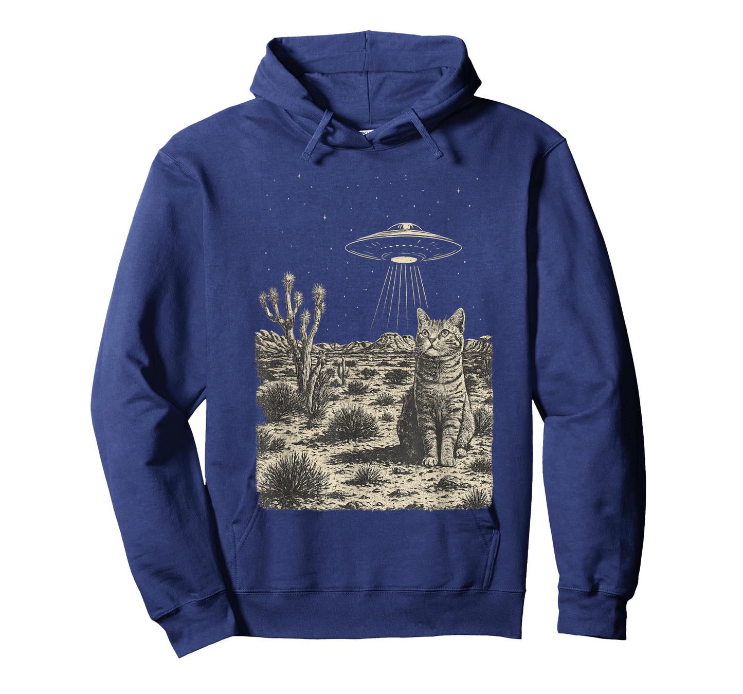 UFO Cat Cowboy Desert Alien Cat Cowboy Rodeo Western T-Shirt