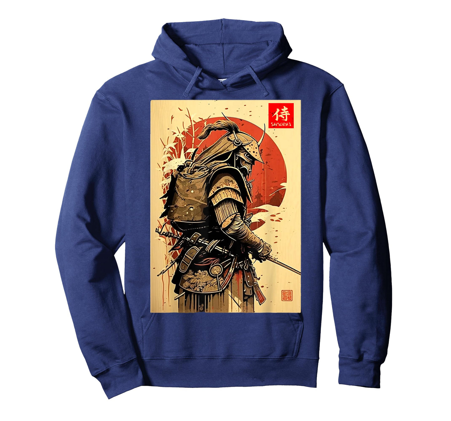 Japanese retro Art Samurai Vintage japanese Bushido Fighter T-Shirt