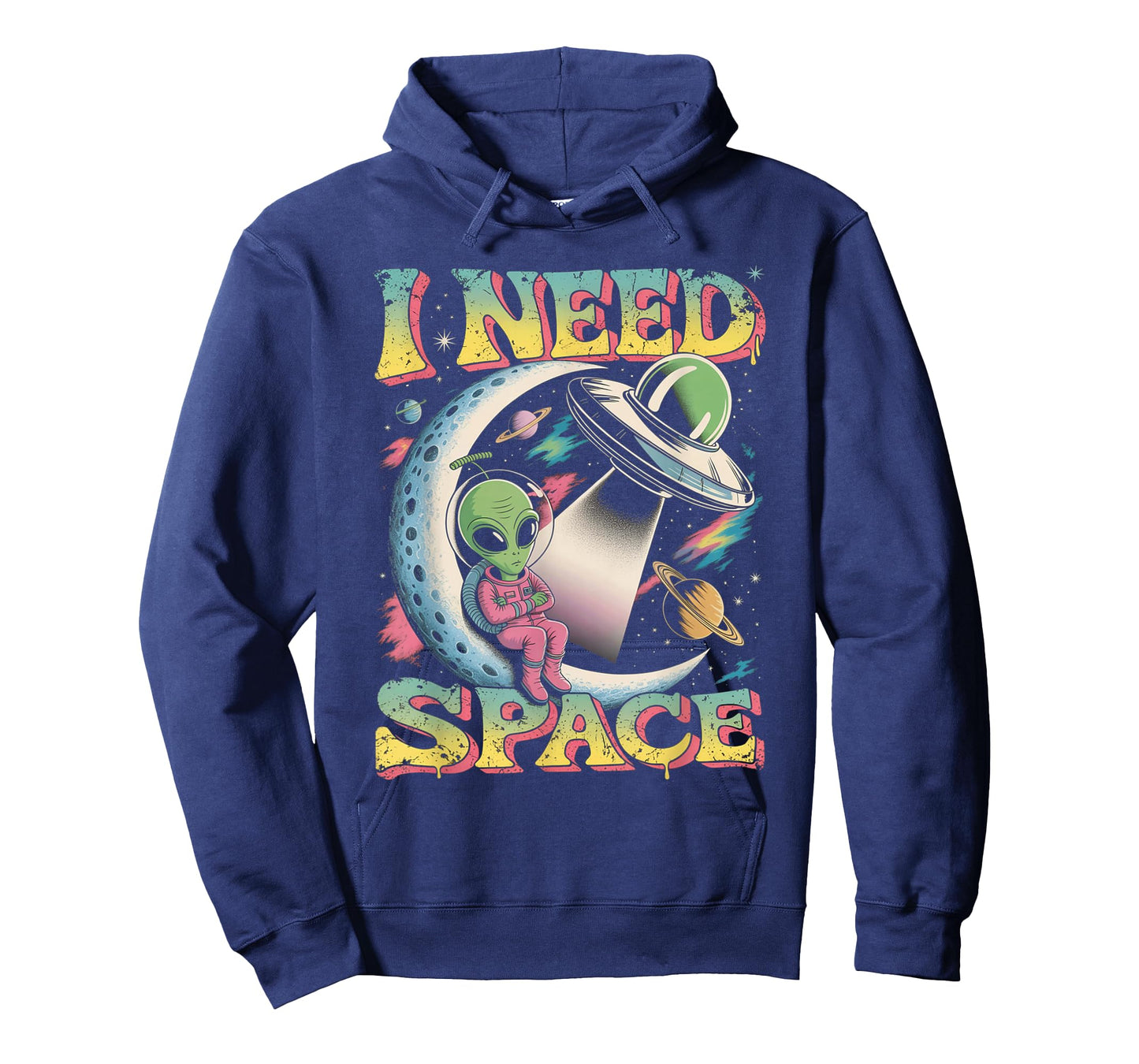 I Need Space Astronomy Alien Retro T-Shirt