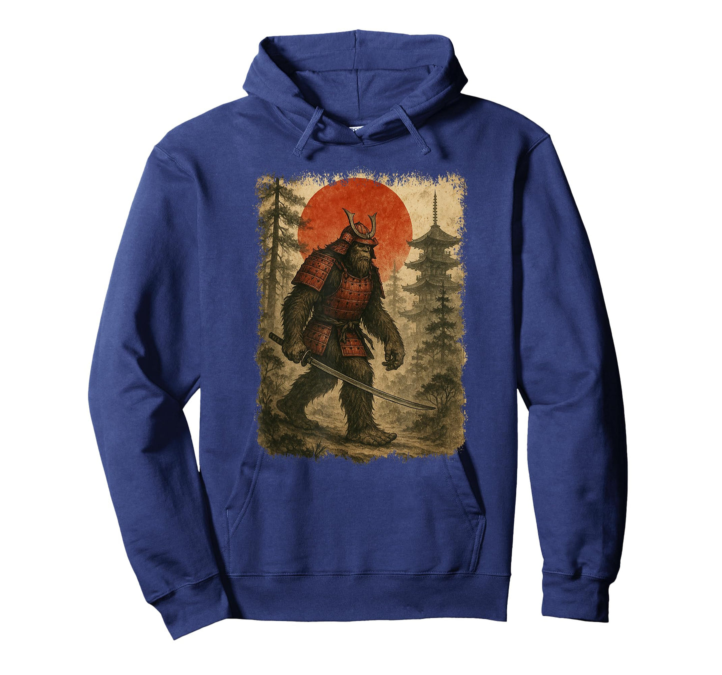 Samurai Bigfoot | Vintage Japanese Warrior & Art, Samurai T-Shirt