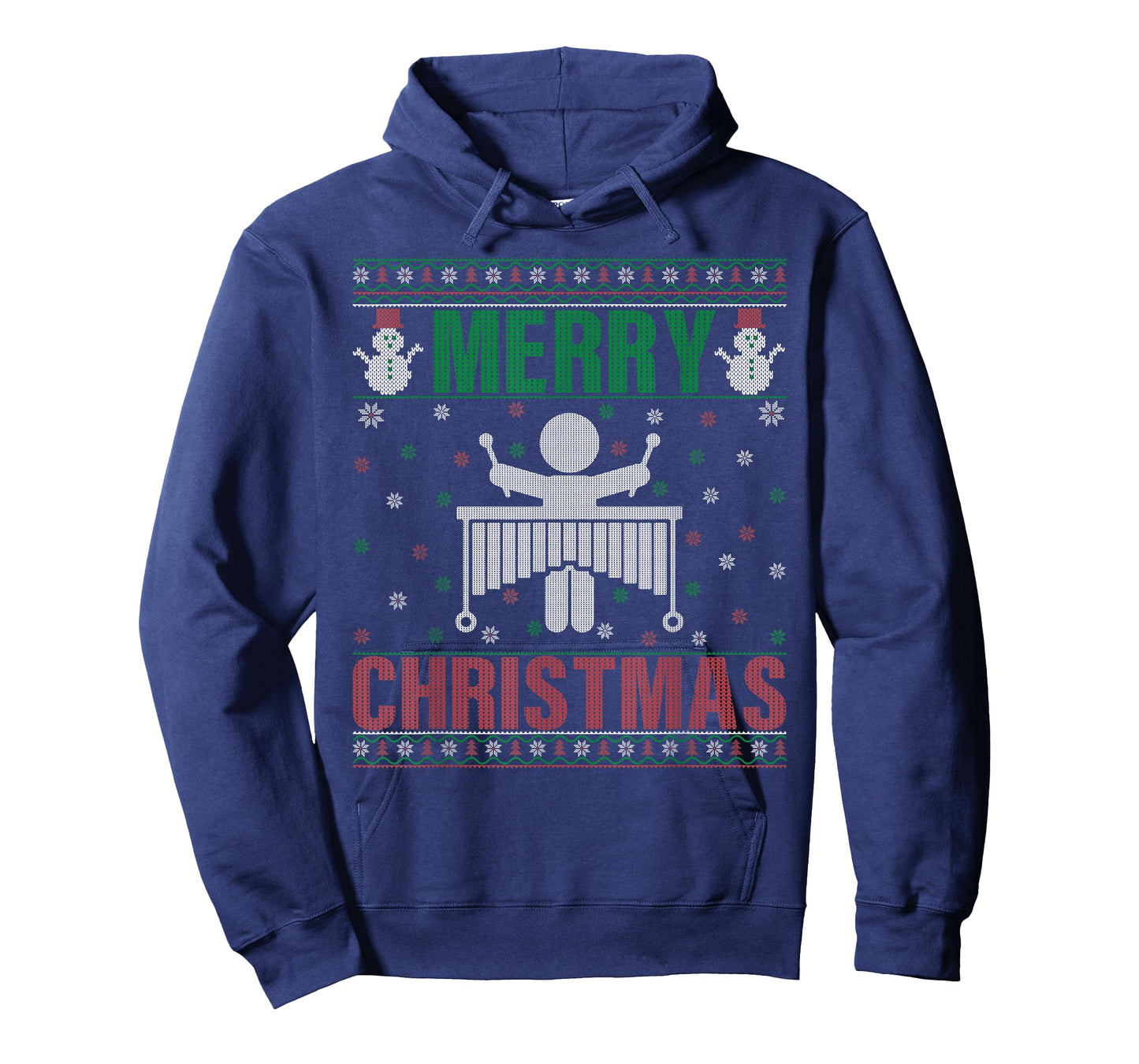 Family Xmas Pajamas Matching Marimba Player Ugly Christmas T-Shirt