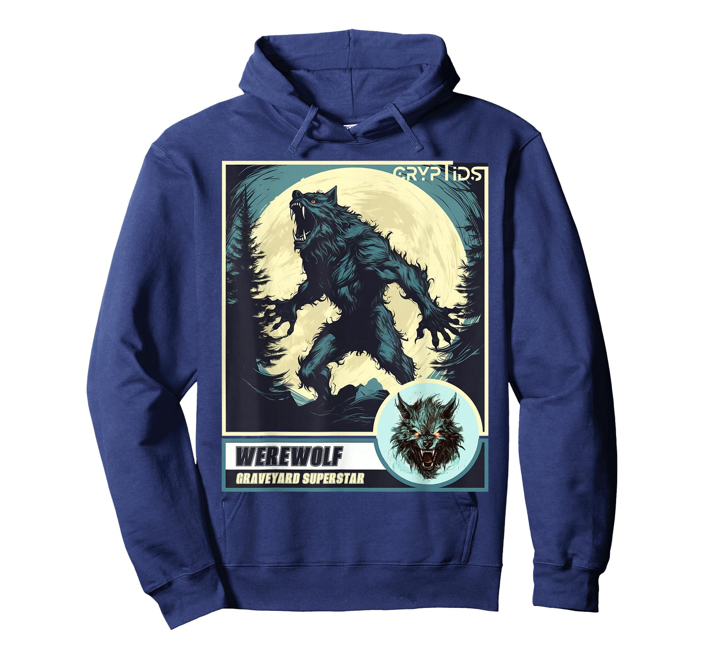 Scary Werewolf Howling at The Moon T-Shirt