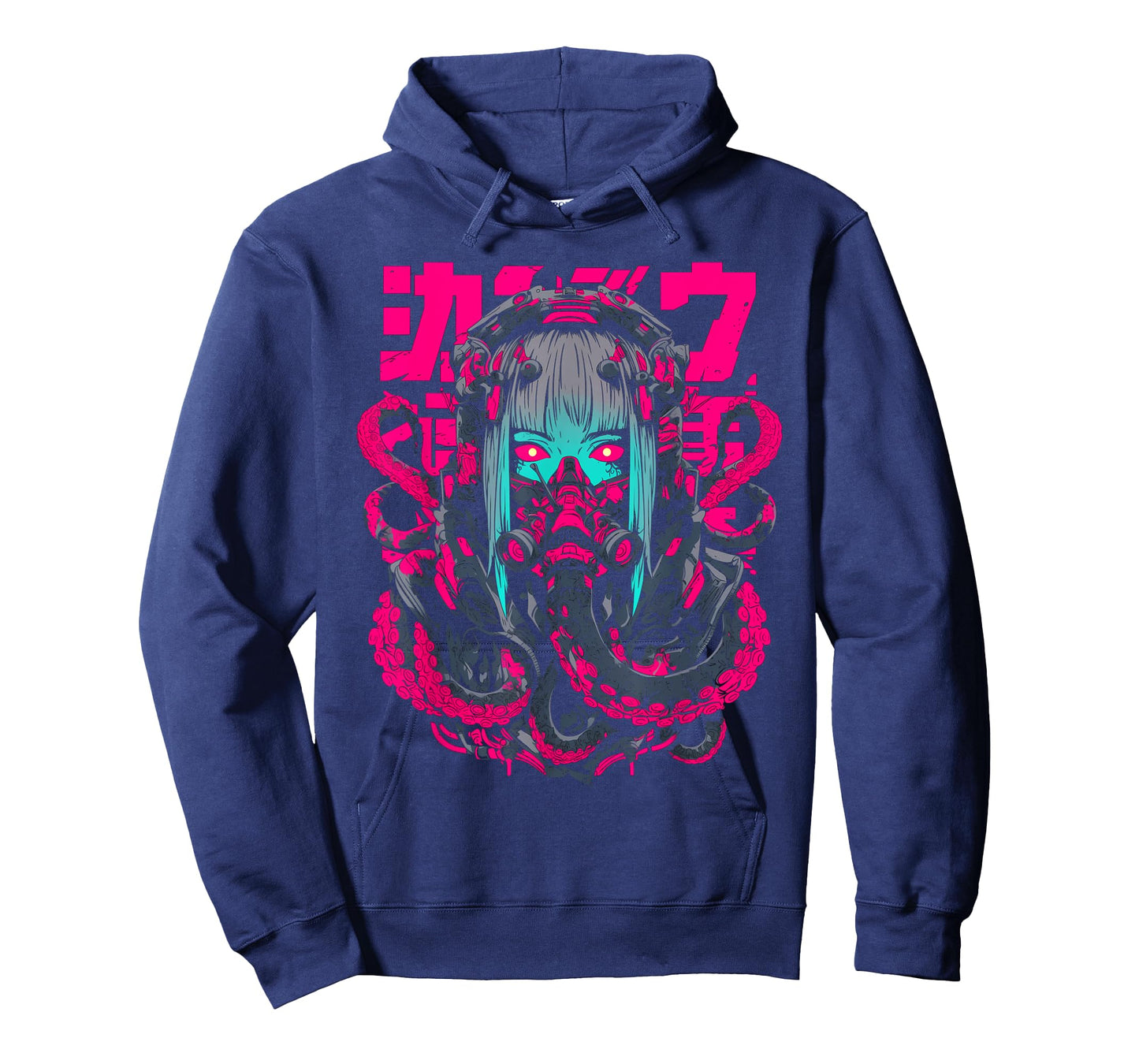 Cyberpunk Anime Girl Weirdcore Gothic Horror Manga Japanese T-Shirt