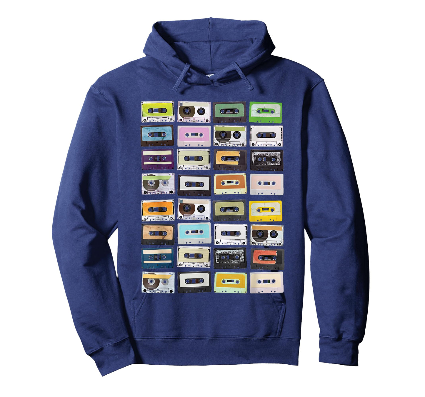Vintage Cassette Tape Retro 80s 90s Clothing Unisex-Adults T-Shirt Black Small Classic Fit Short Sleeve Cotton 60% Polyester 40% Graphic Print T-Shirt