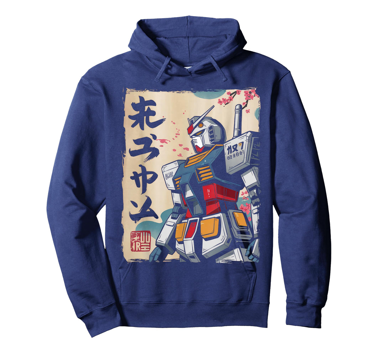 Mecha Tshirt Japanese Mecha Robot Head Anime Art Ukiyo-E T-Shirt