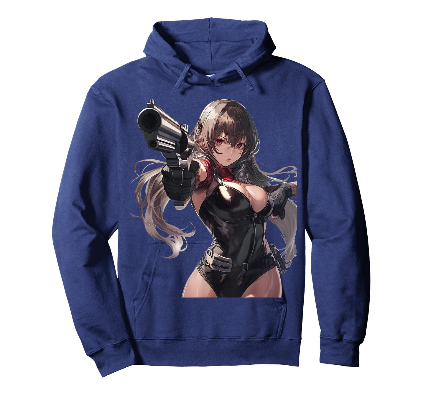 Dinosaurus Rekx Anime Waifu Graphic T-Shirt, Small, Black