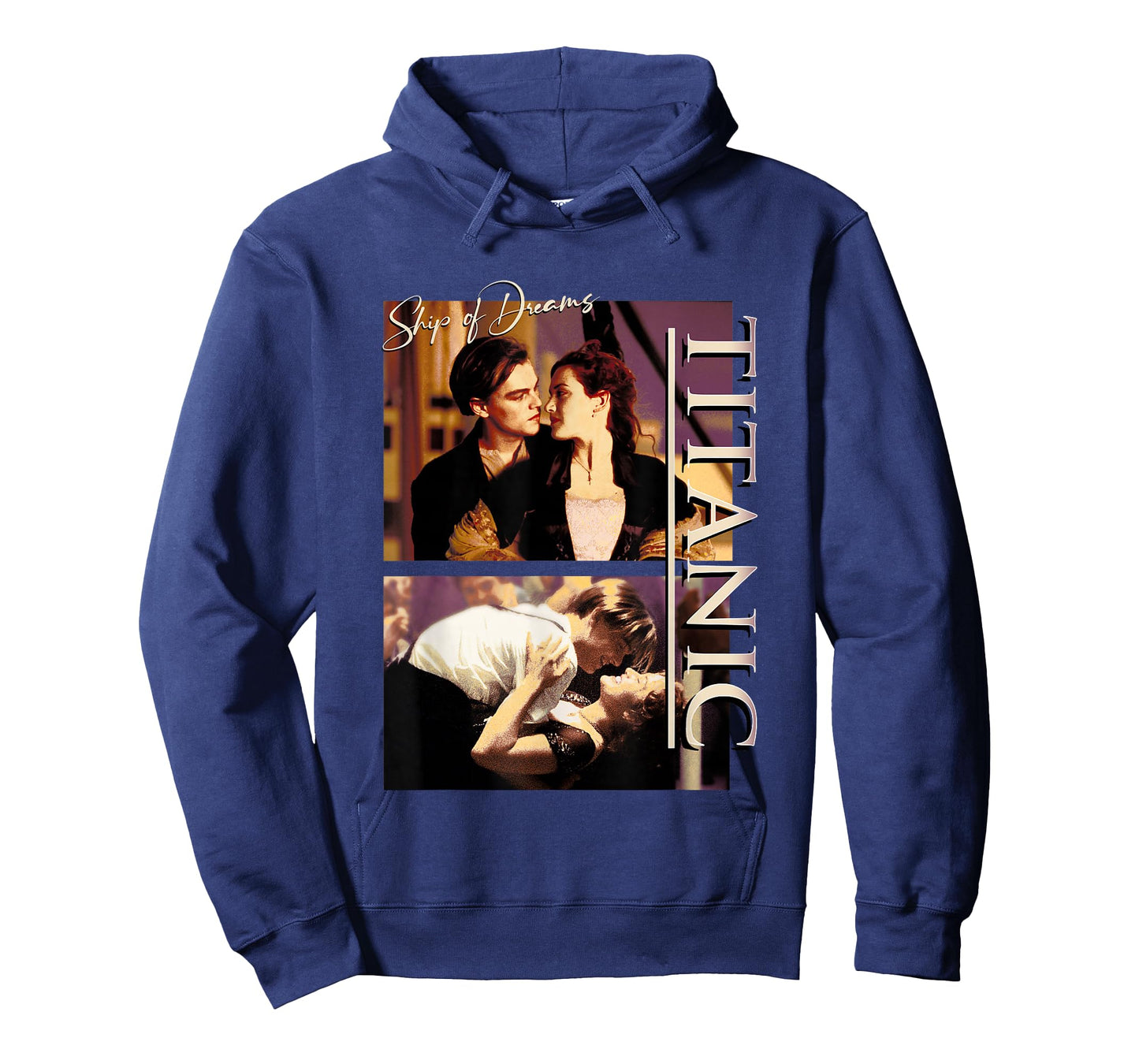 Titanic Iconic Jack & Rose Ship Dreams Vintage Chest Poster T-Shirt
