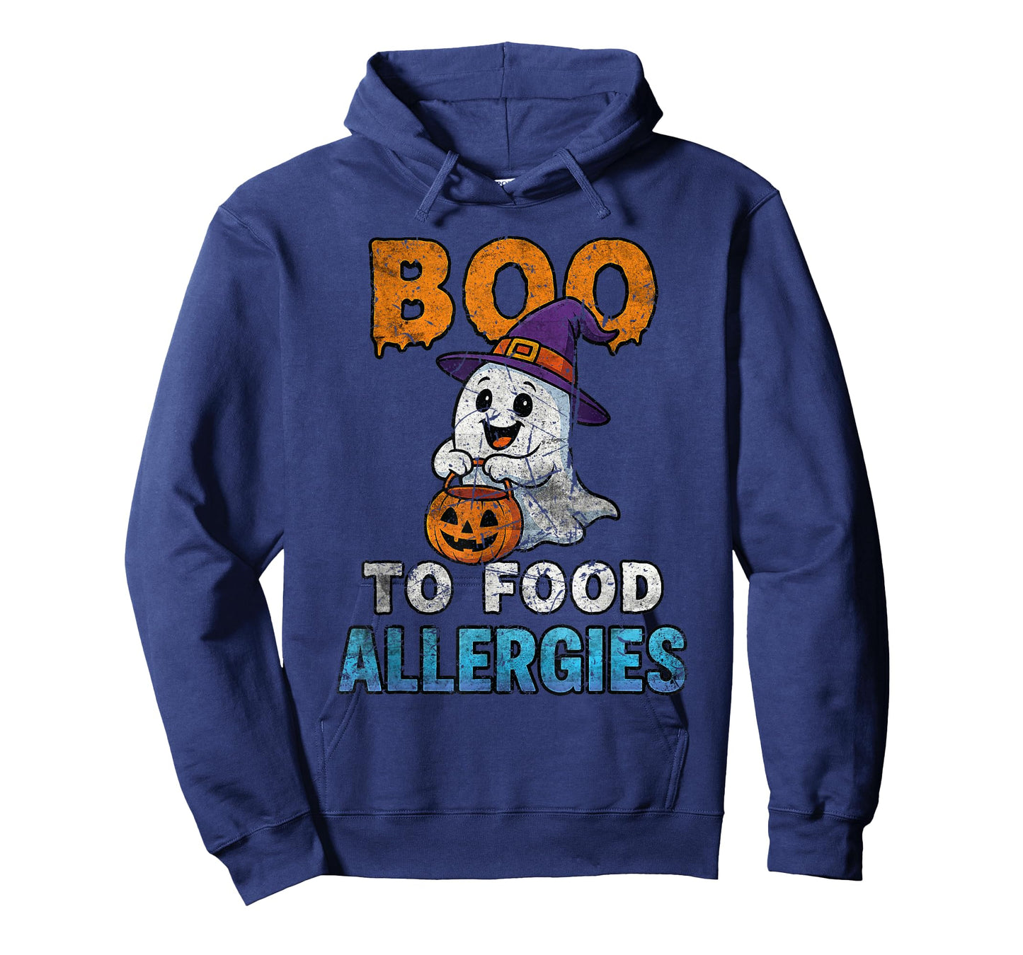 2025 Halloween Boo Food Allergies Ghost T-Shirt