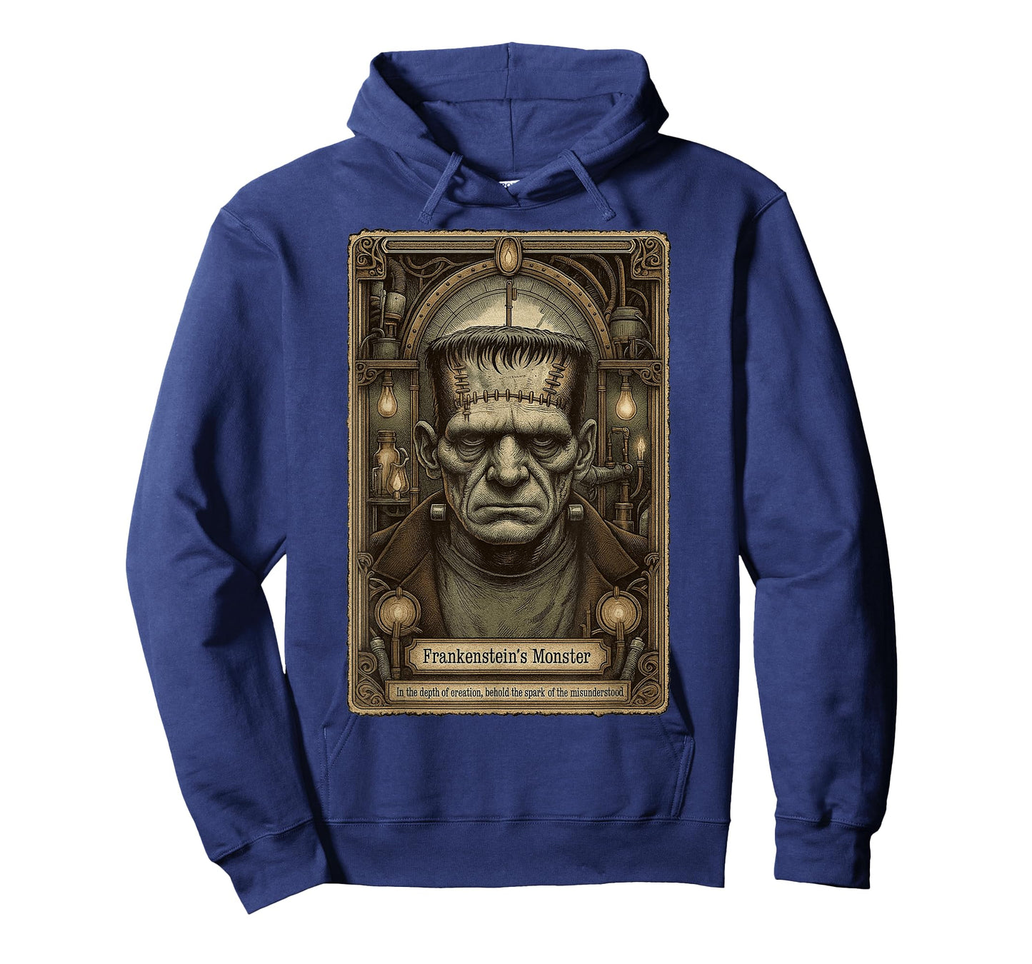 The Monster Frankenstein Vintage Halloween Tarot Card T-Shirt