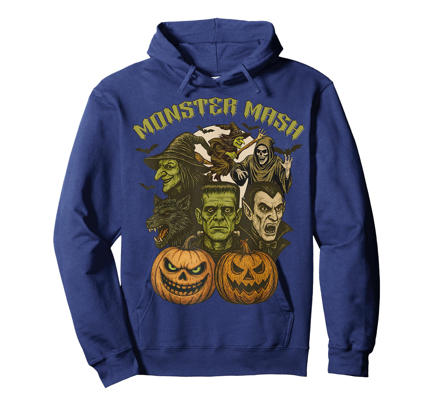 Monster Mash Retro Halloween Funny Monster Spooky Womens Men T-Shirt