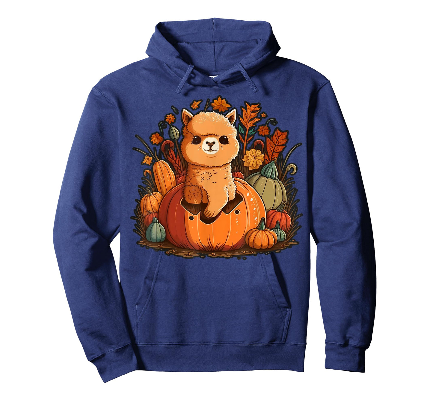 Pumpkin Llama costume on Alpaca Halloween T-Shirt