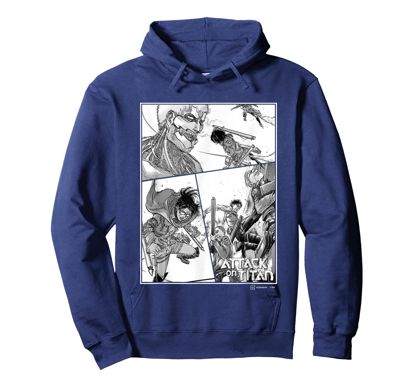 Attack on Titan Survey Corps VS Armored Titan Manga Panels T-Shirt