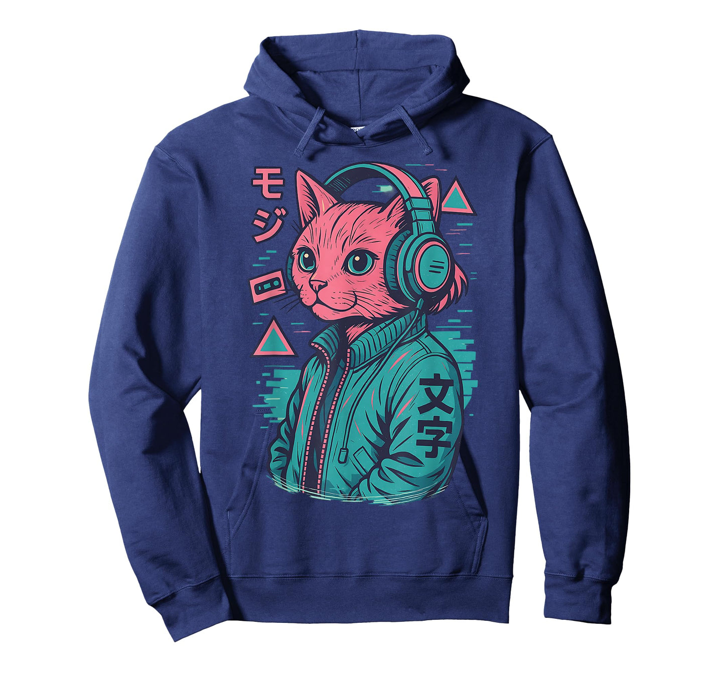 Vaporwave Cat Japanese Art Anime Manga Ukiyo-e Graphic T-Shirt